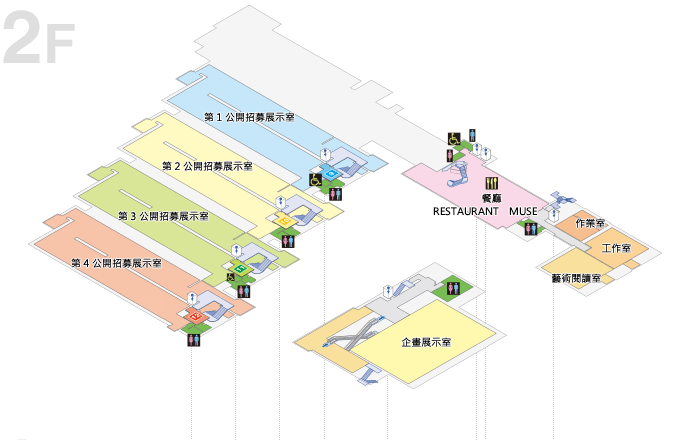 樓層導覽圖2F
