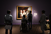 展示室の様子（「スコットランド国立美術館　THE GREATS　美の巨匠たち」）
