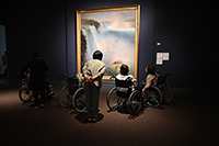 展示室の様子（「スコットランド国立美術館　THE GREATS　美の巨匠たち」）