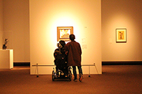 展示室の様子（「レオポルド美術館　エゴン・シーレ展　ウィーンが生んだ若き天才」）