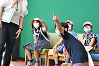2022年7月29日公募棟休憩室にて。