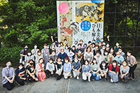 みる旅：タイムワープいとをかし―1200年の時をかける2日間―の様子6 2022年8月15日(日)（撮影：中島佑輔）