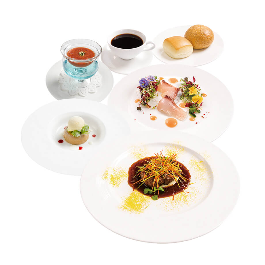 レストランサロン「大英博物館日本美術コレクション 百花繚乱~海を越えた江戸絵画」コラボメニュー